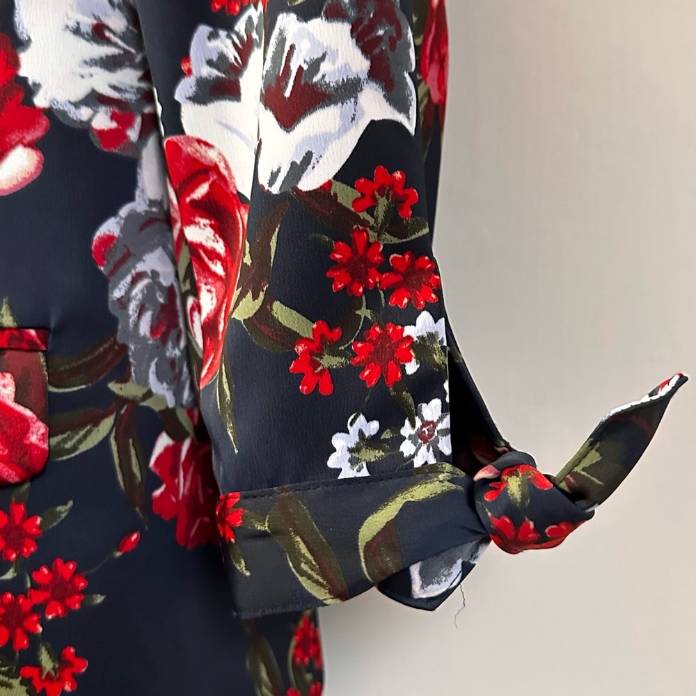 Flower Navy Blazer - image 4